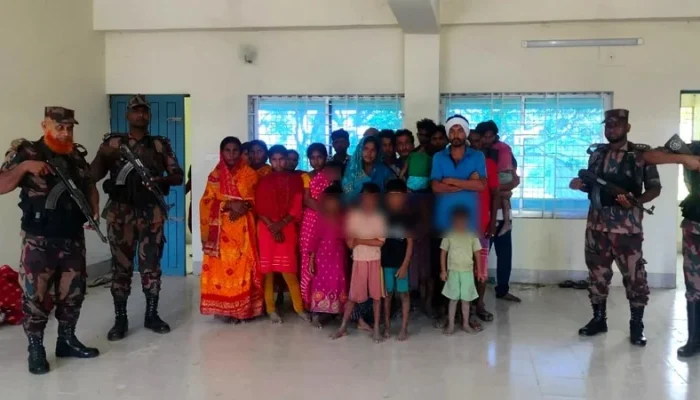 সিলেট-সুনামগঞ্জ সীমান্তে ৭০ জনের পুশইন