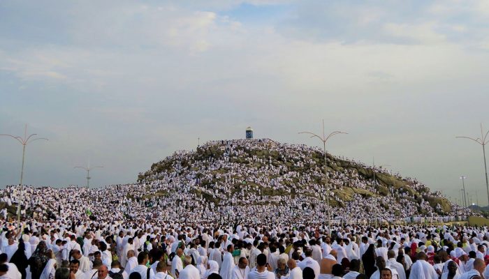 লাব্বাইক লাব্বাইক ধ্বনিতে মুখরিত আরাফা, আজ হজ