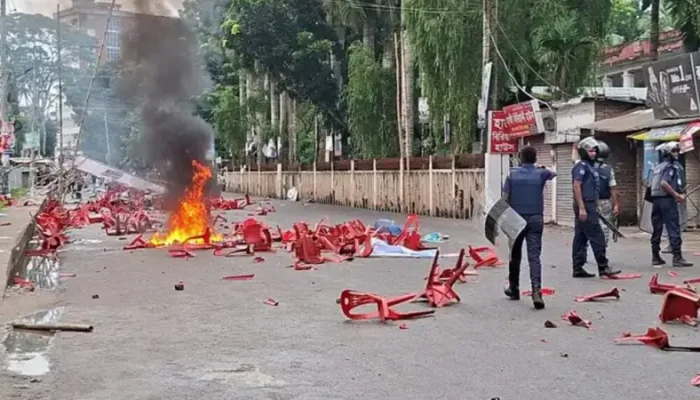 গোপালগঞ্জ রণক্ষেত্র ধাওয়া