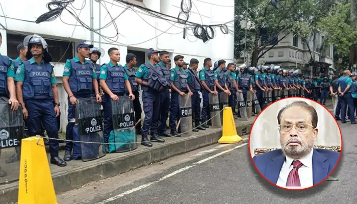 জিএম কাদেরের বাসভবনের সামনে বিক্ষোভ, নিরাপত্তা জোরদার