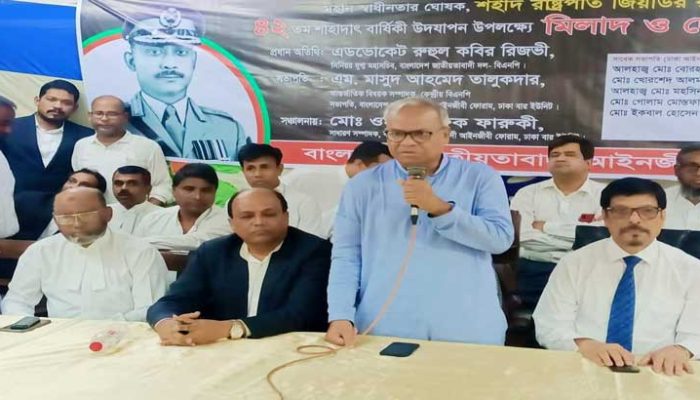 পিআর পদ্ধতি শেখ হাসিনার চাওয়া অনুযায়ী-রুহুল কবির রিজভী