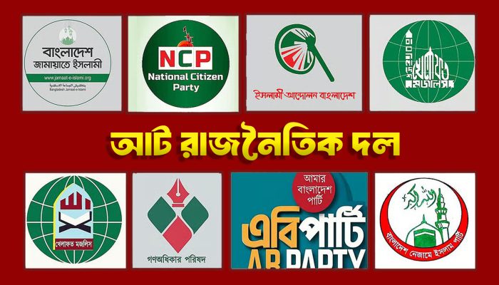 আন্দোলনে নামছে জামায়াত এনসিপিসহ আট রাজনৈতিক দল