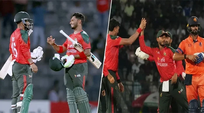নেদারল্যান্ডসকে ৯ উইকেটে উড়িয়ে টানা তৃতীয় টি–টোয়েন্টি সিরিজ জয়