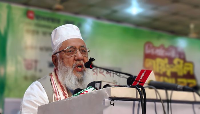 জামায়াত নেতার বক্তব্যের প্রতিবাদে পুলিশ