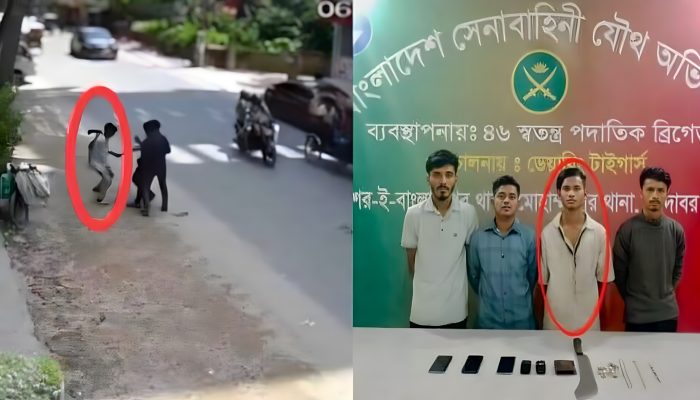 মোহাম্মদপুরে ভাইরাল হওয়া ছিনতাইয়ের মূল হোতাসহ গ্রেপ্তার ৪