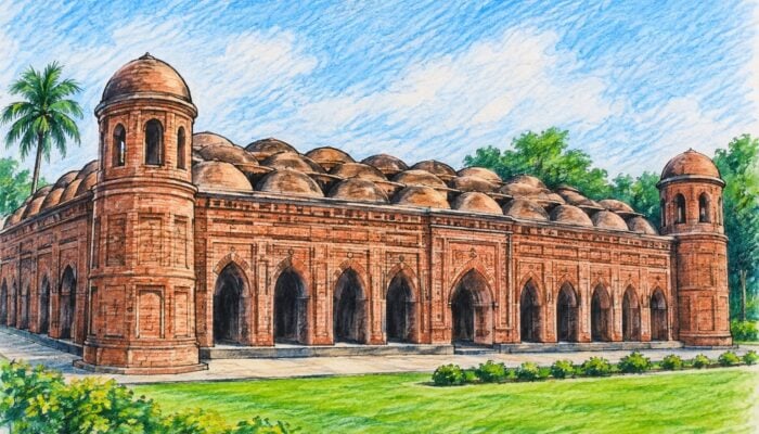 ষাটগম্বুজ মসজিদ নির্মাণে লেগেছিল প্রায় ১২ বছর